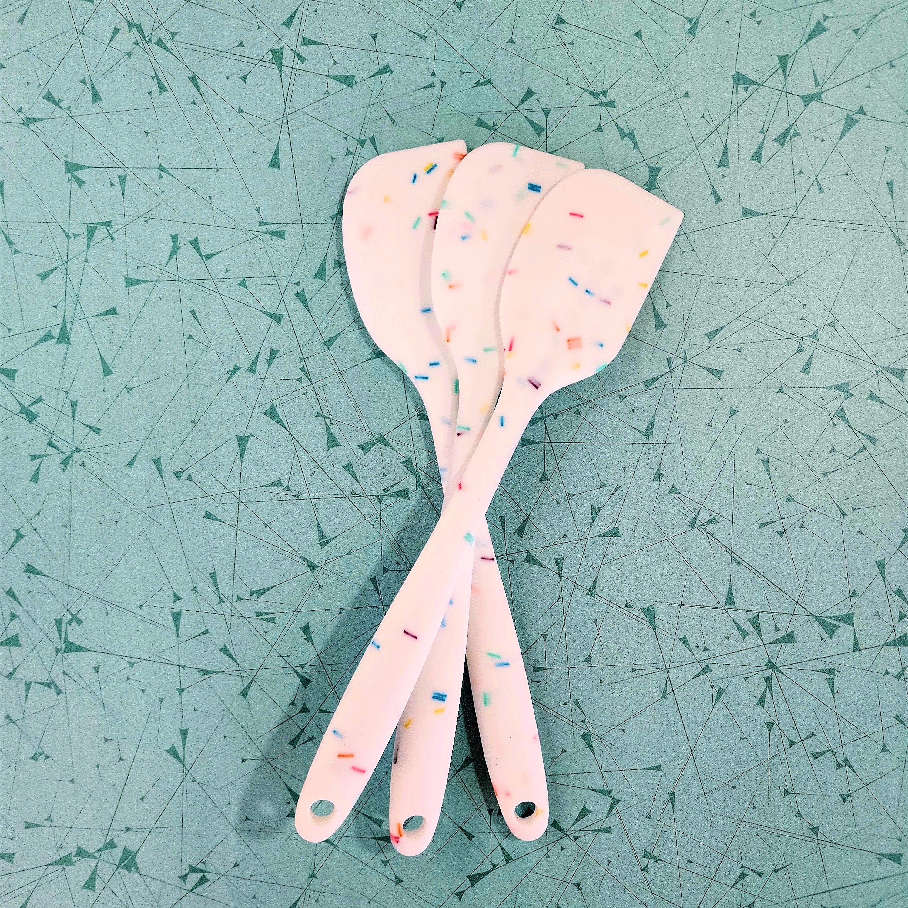Small Sprinkle Silicone Spatula – Busy Bakers Supplies