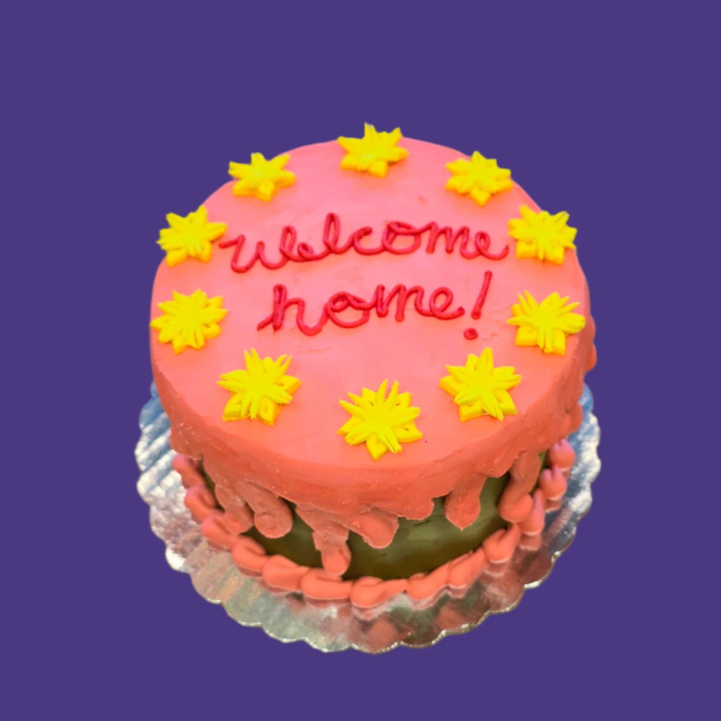Custom-made cake from Cake Hoopla to mimic the Welcome Home cake from the movie Coroline, available for order from Cake Hoopla in Tigard, near Portland.
