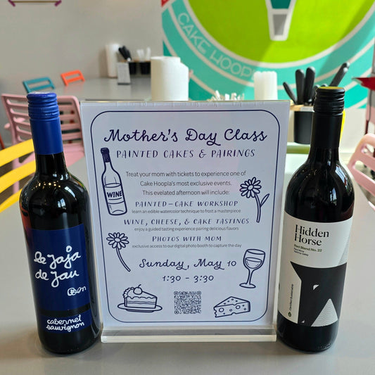 A unique experience for Mother's Day: Cake Painting & Pairings Class