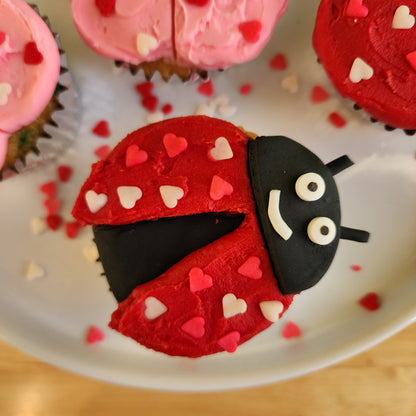 Love Bug Cupcake-Decorating Workshop (12 Cupcakes) - 2/11/24