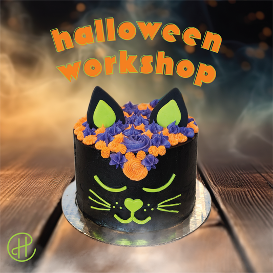 Black Cat Cake-Decorating Workshop - 10/15/23