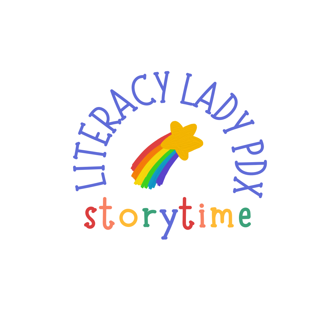 logo for Literacy Lady PDX